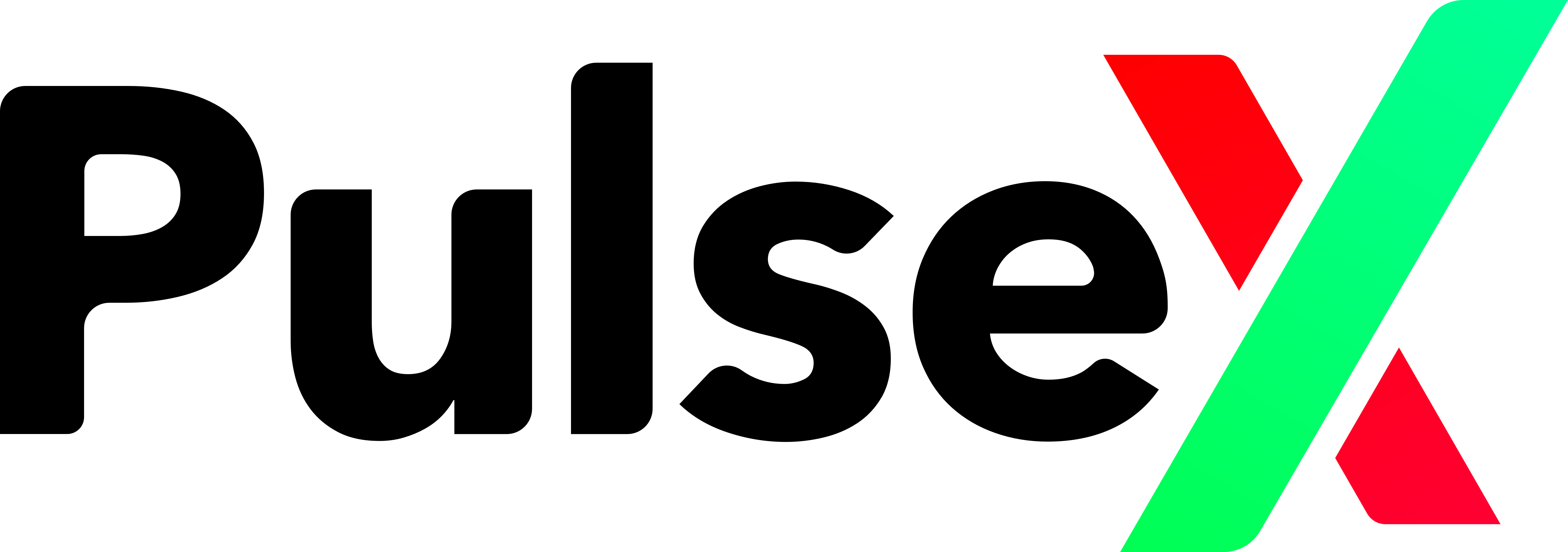 Official PulseX logo - dark version